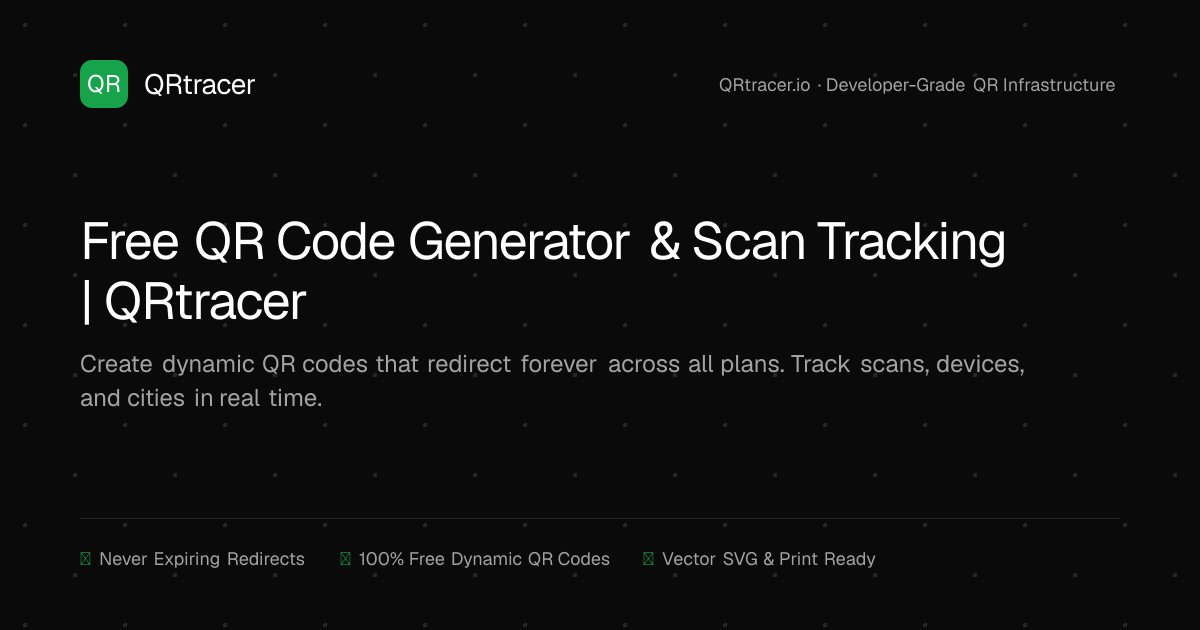 QRtracer screenshot 1